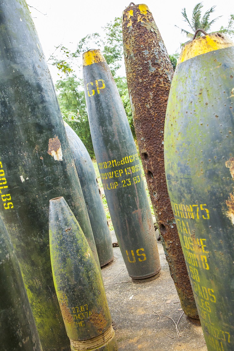Reminders of the war