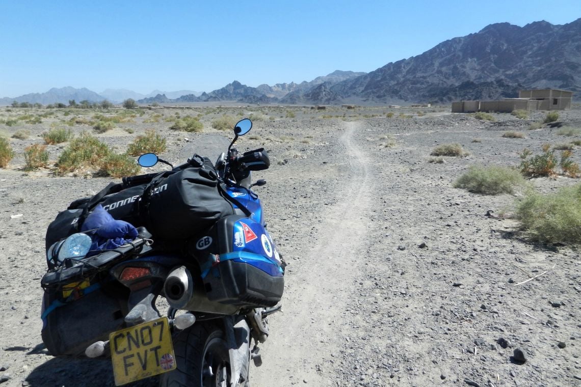 Riding the desert in Eastern Iran