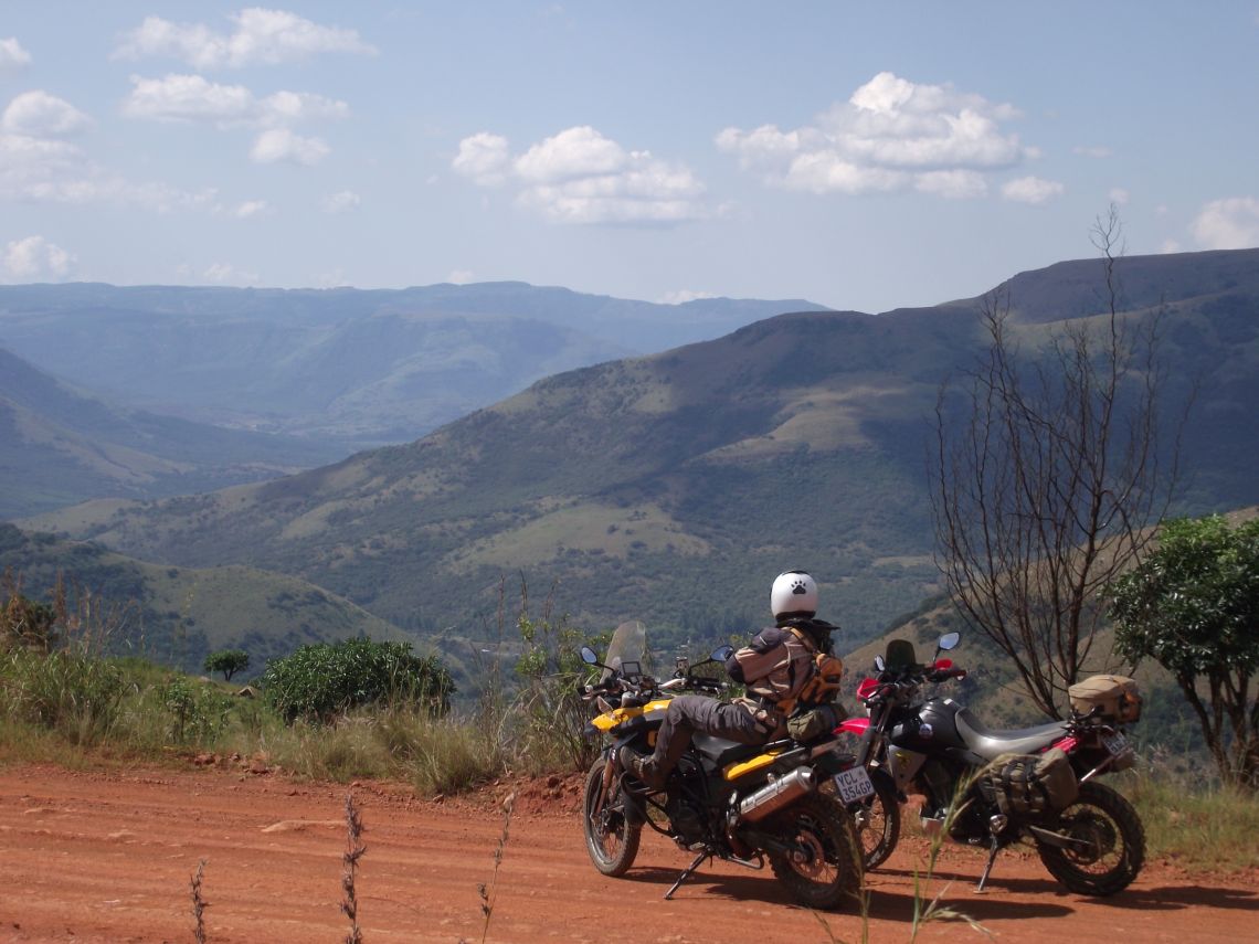 Rodger checks out the view above Waterval Boven
