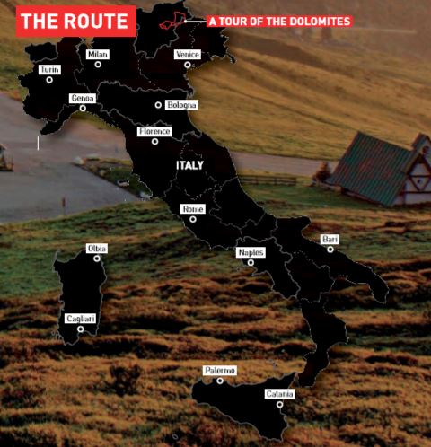 Route Italy