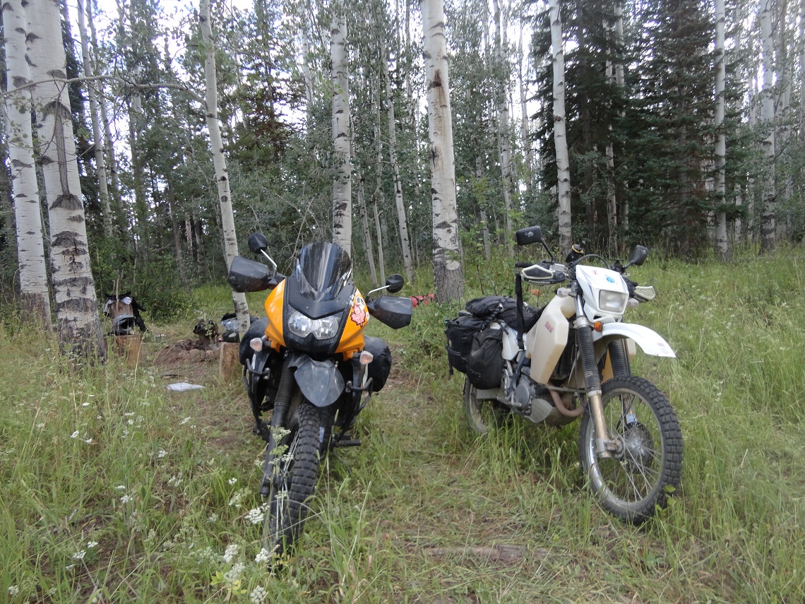 Setting up camp