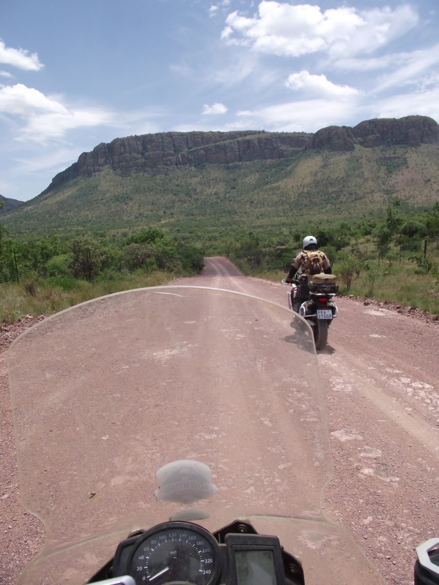 Smooth Waterberg dirt road