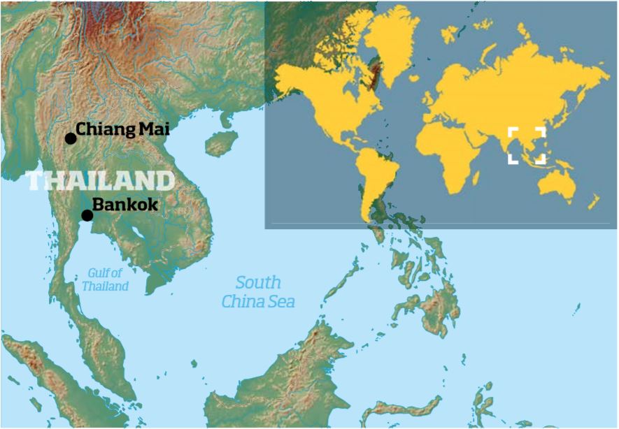 Thailand Map