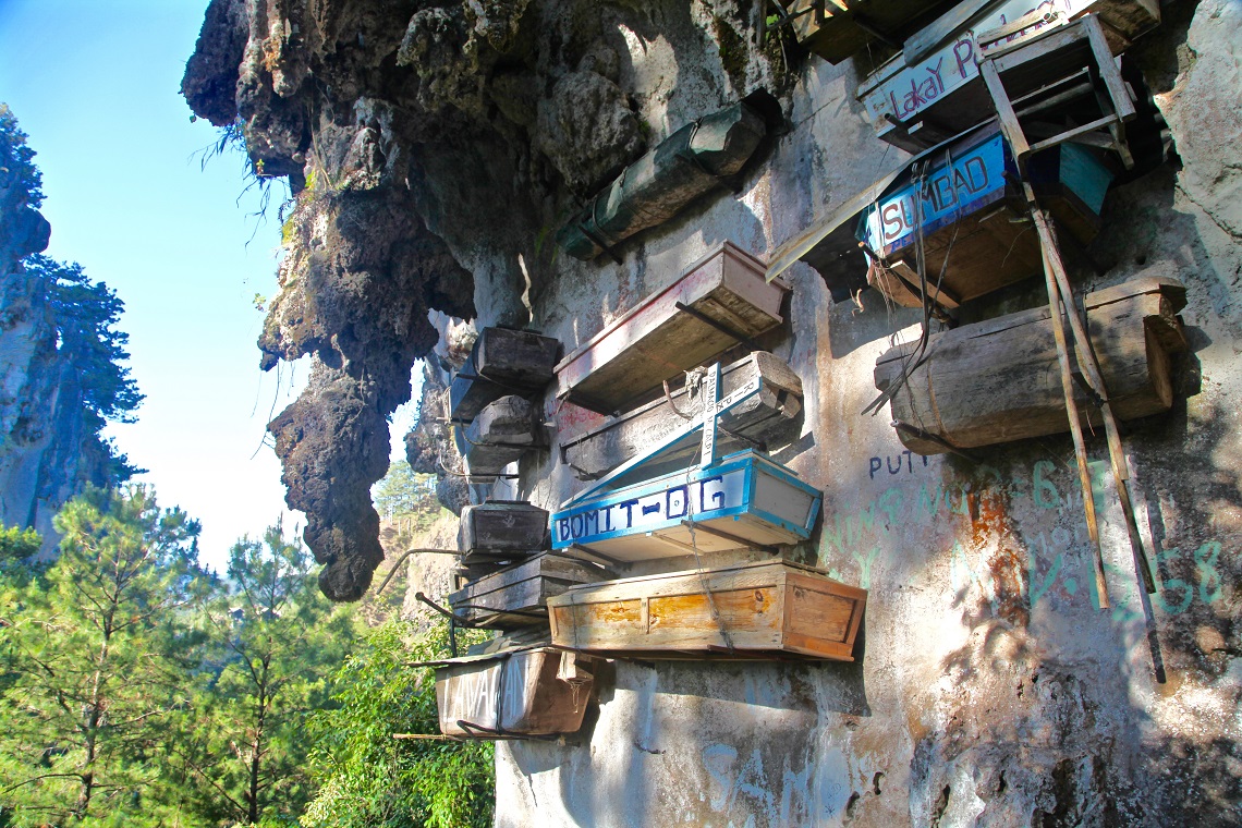 The hanging coffins of Sagada