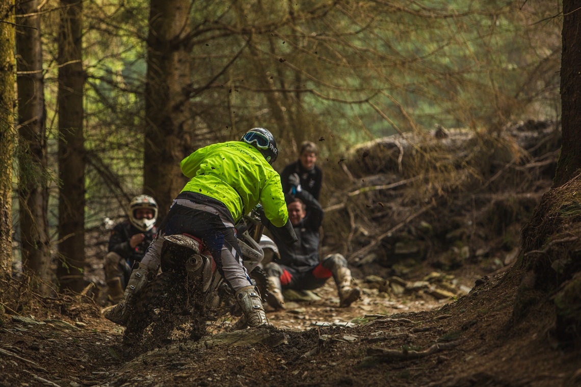 Tough uphil climb