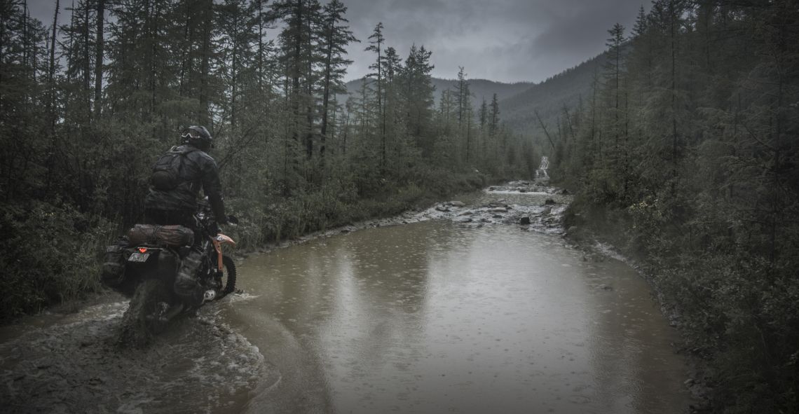 Wet and muddy