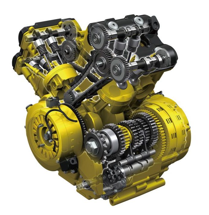 Yellow represents new components