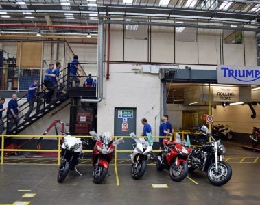 lunch break at the factory