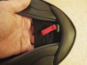 Adjustable chin cuff with drawstring