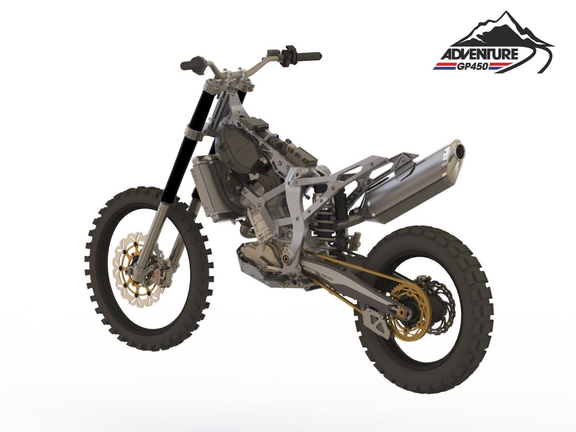 CAD models such as this helped the CCM team design and build the GP450