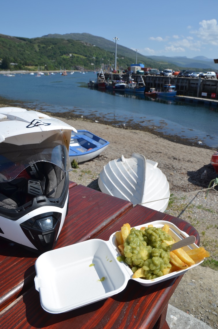 Fish and mushy peas