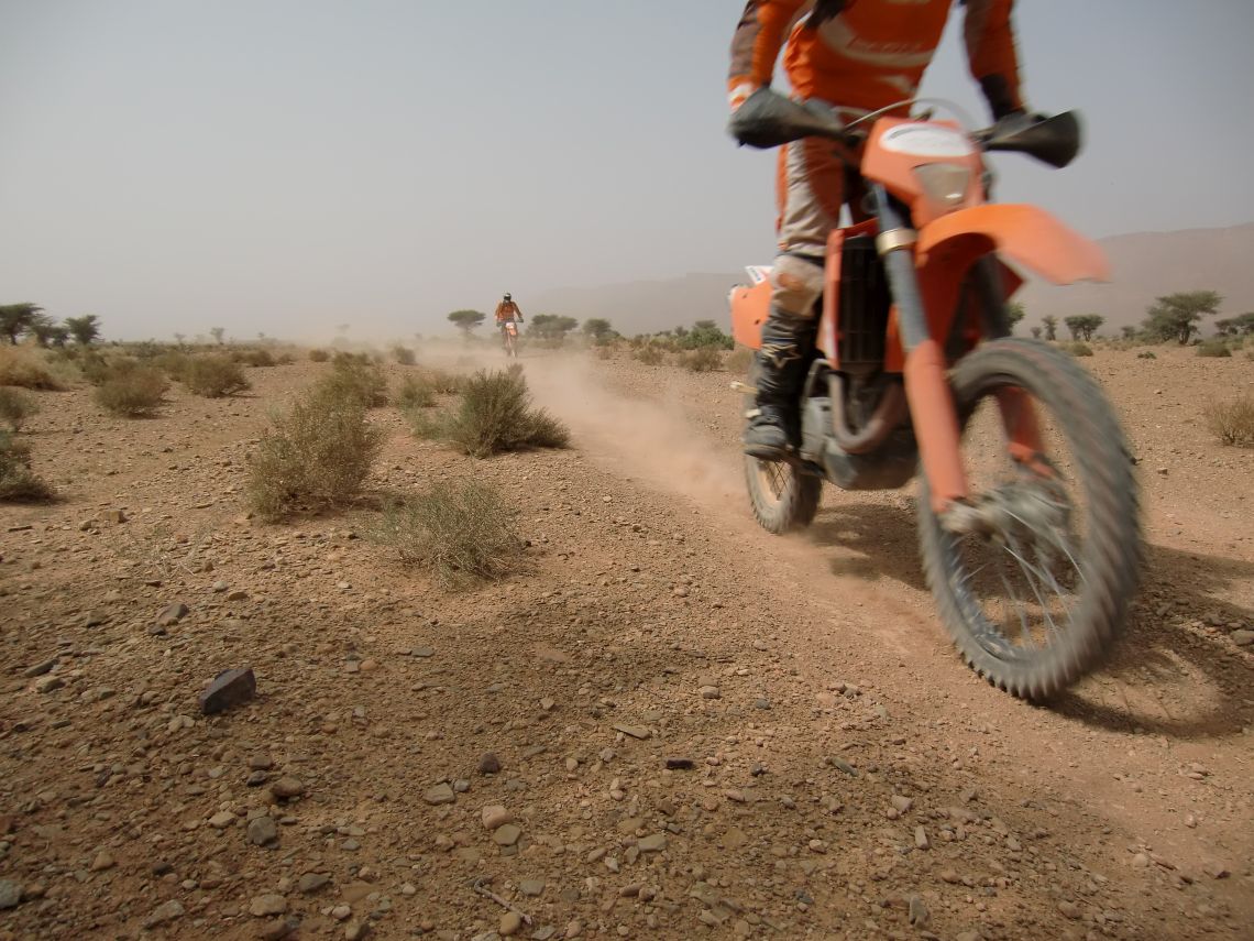 Hard packed trail near Agdz