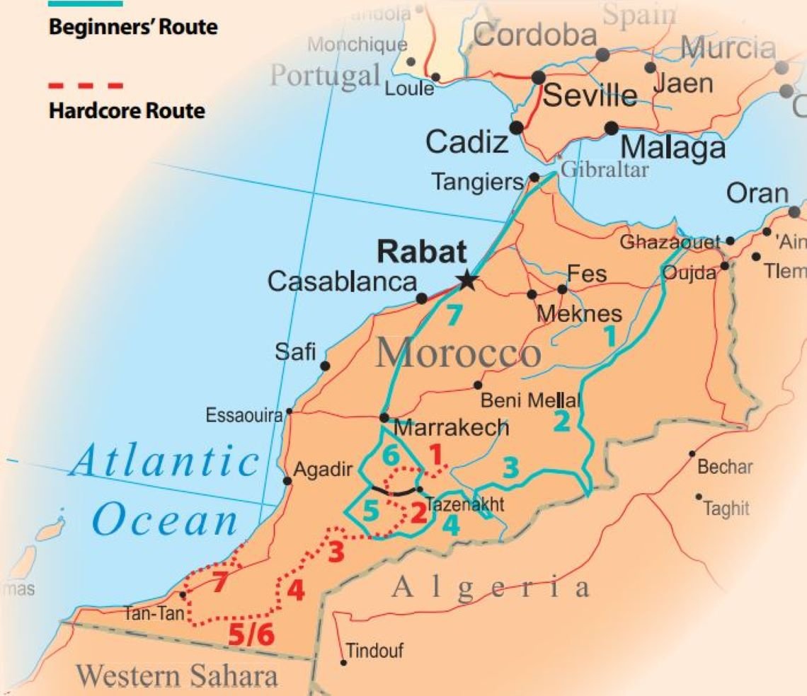 Morocco-routes