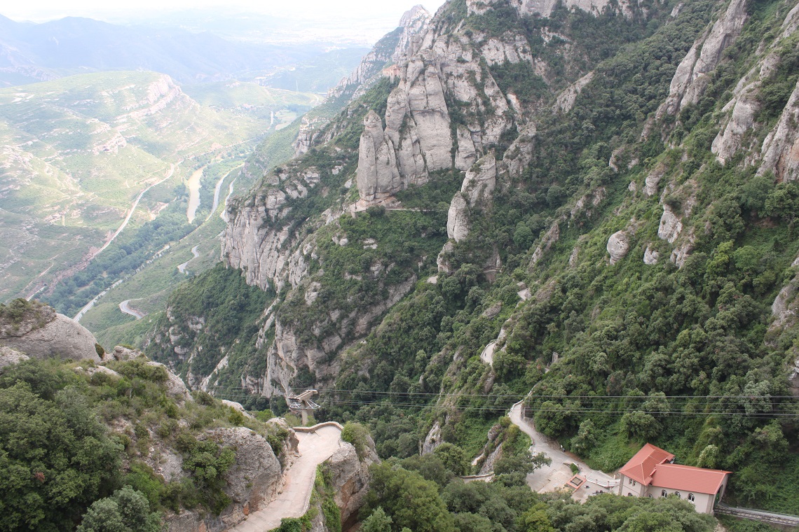 Moto Adventours photo by Tom Haas View from Montserrat monastery (Barcelona, Spain)