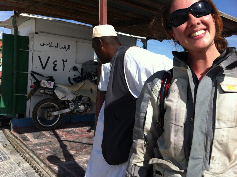 Relieved smiles on the barge from Aswan