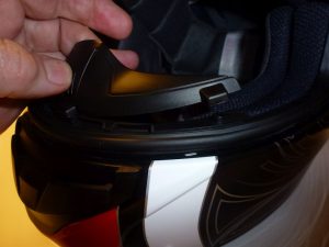 Removable breath deflector