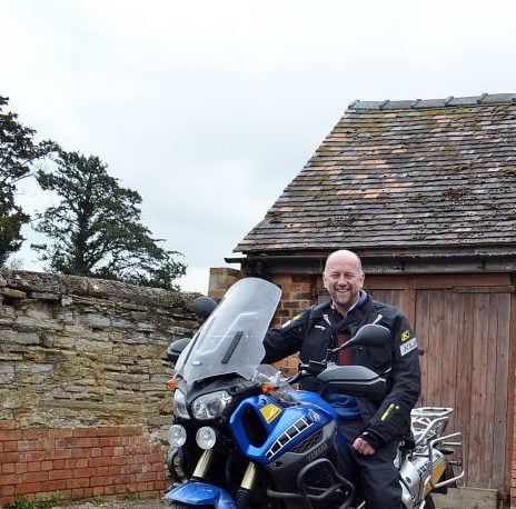 Rob on his 2011 Ténéré
