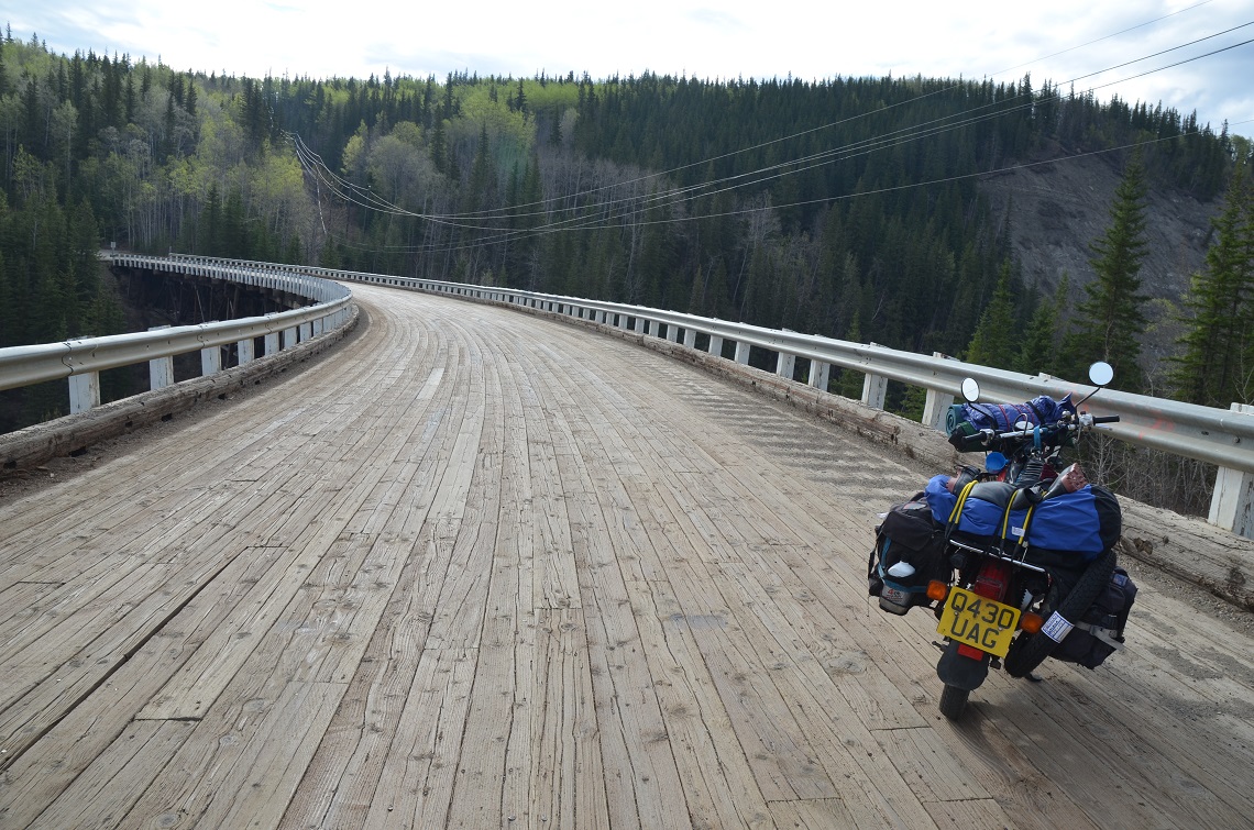 The old Kiskatinaw Bridge
