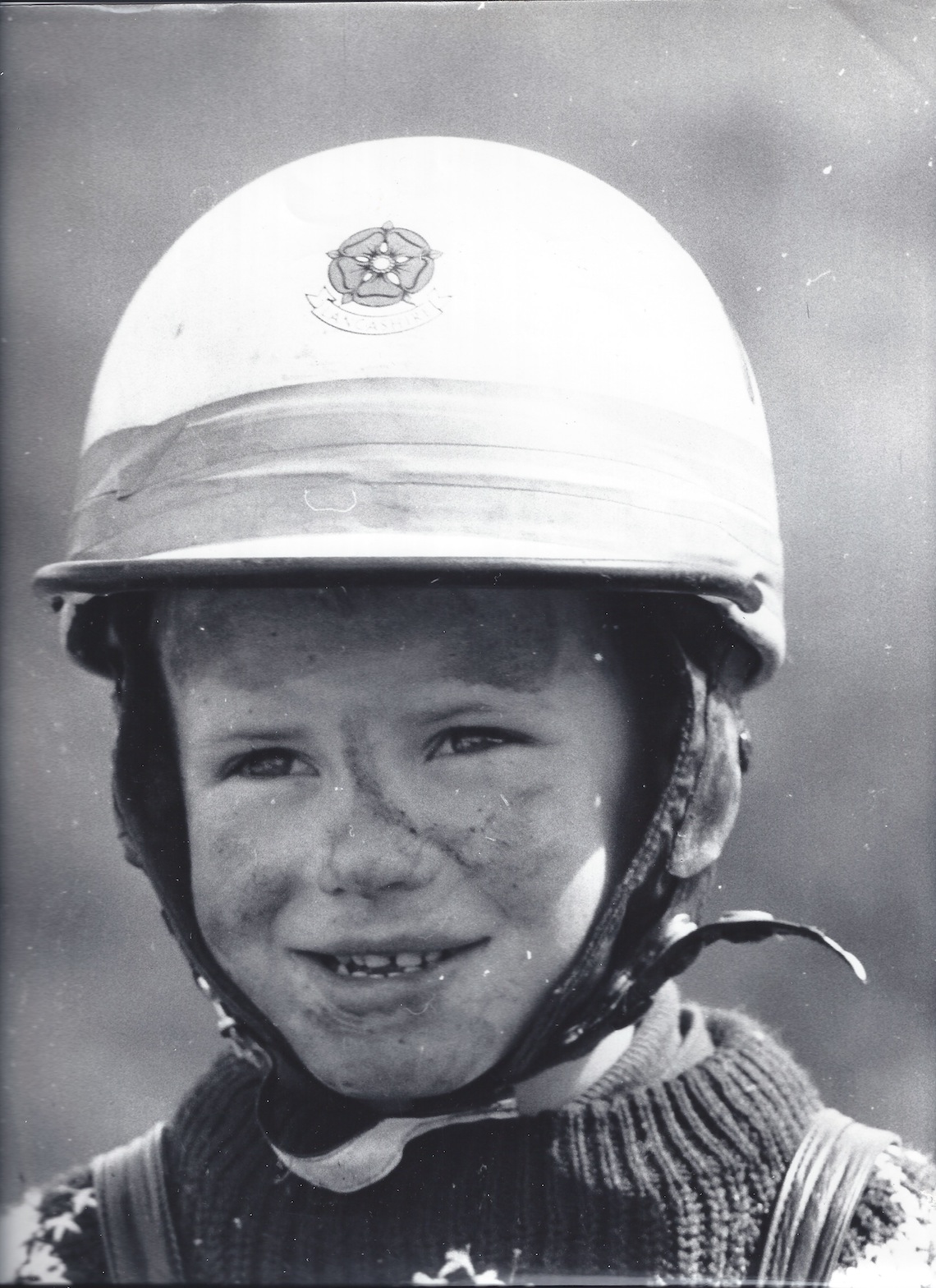 four year old Austin hits the trails