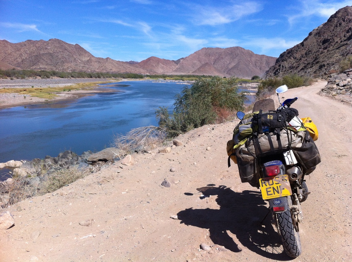 next to the Orange River