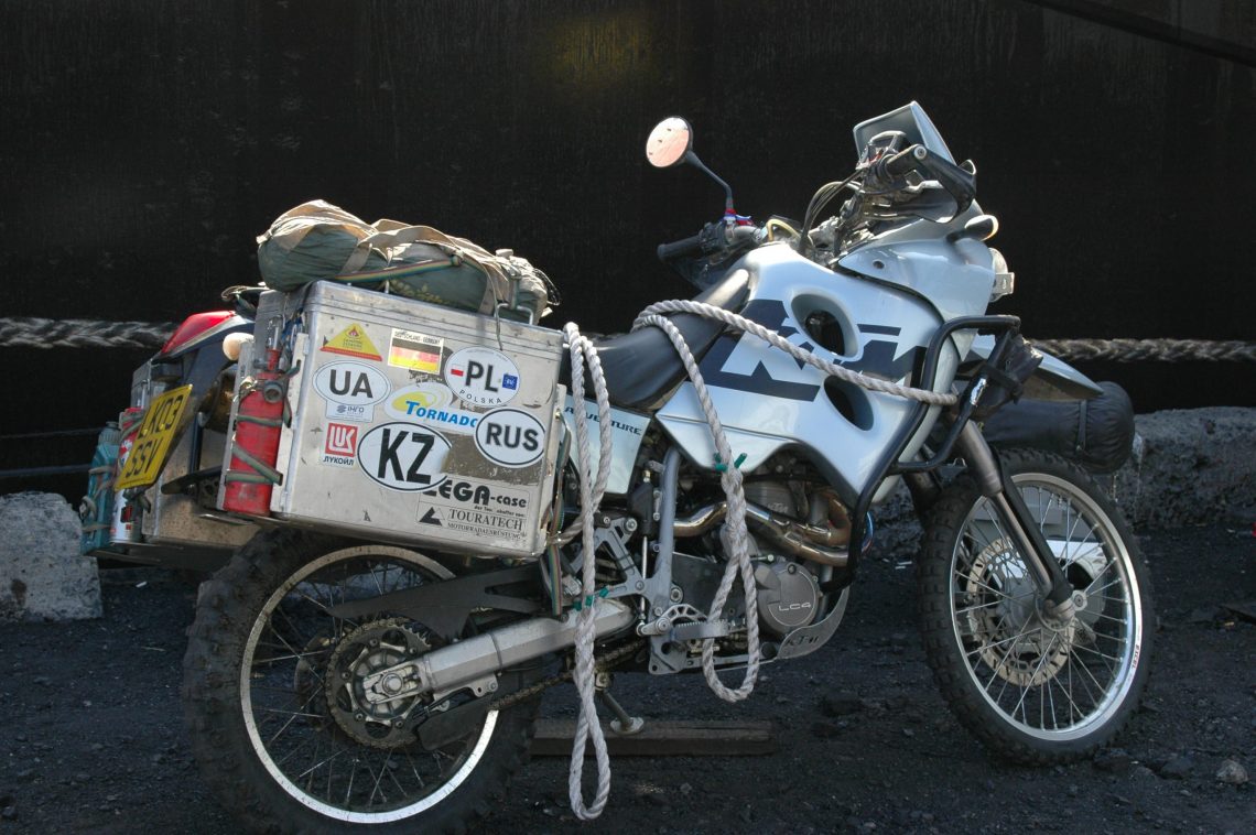 KTM bike box out