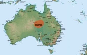 Australia-Simpson-Desert-map