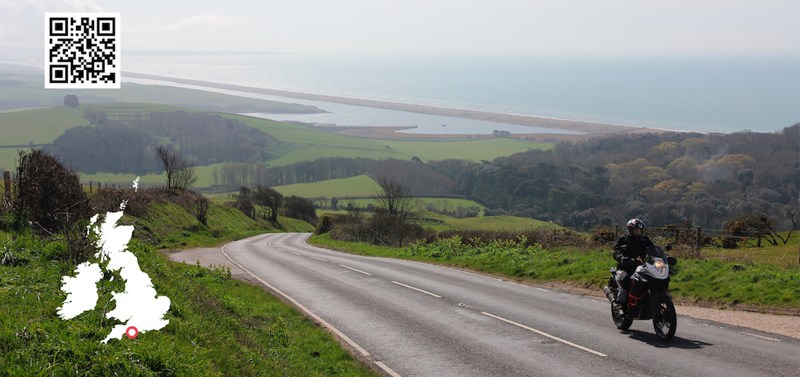 UK coastal road dorset