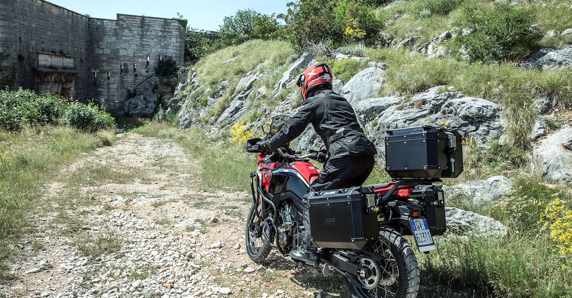 hard luggage motorcycle