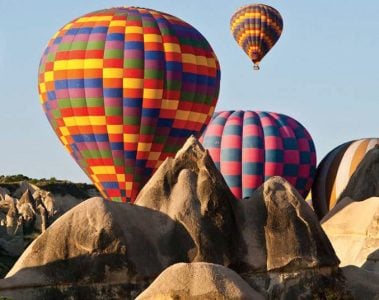 Hot air balloons