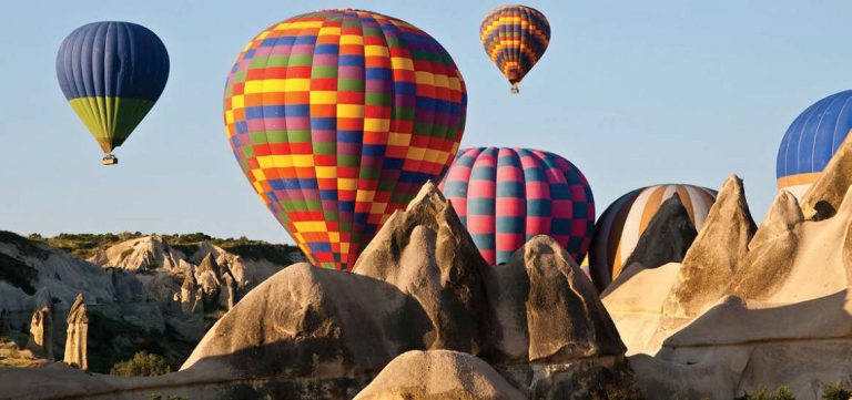 Hot air balloons