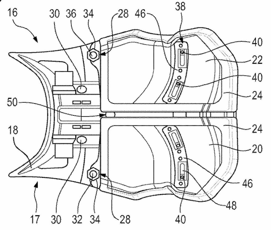 BMW electronically adjustable saddle