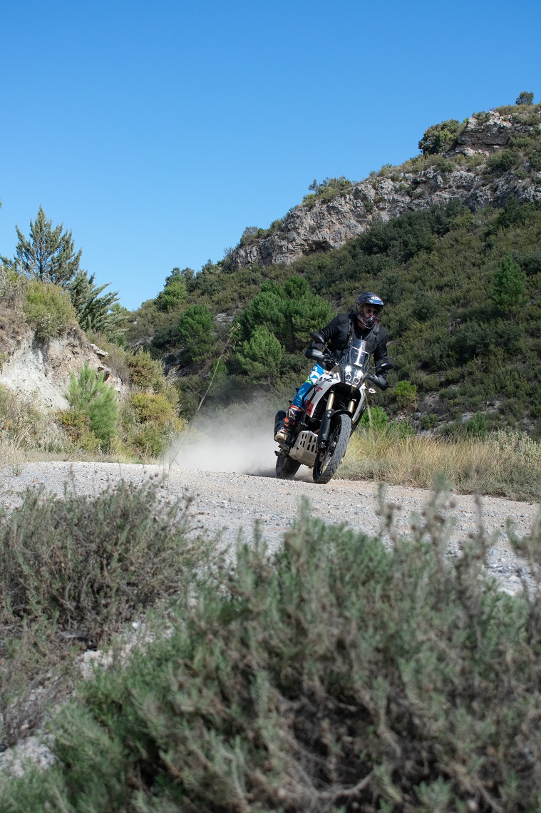 The Tenere 700 was in its element