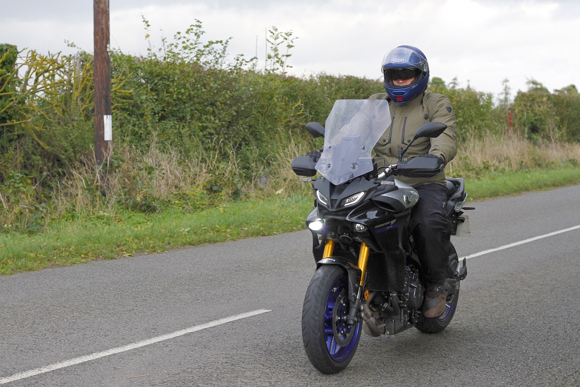 The big screen deflects wind brilliantly