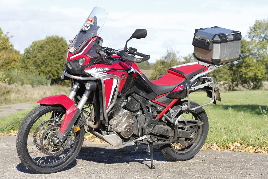 clad in Mitas Terra ForceR tyres