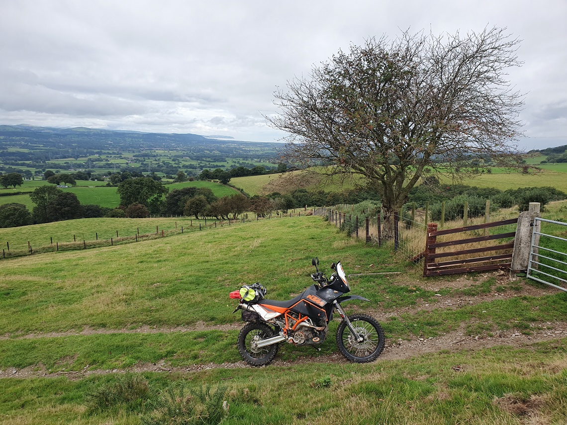 views to the Welsh coast
