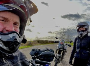 Aisling and Chris Shanahan-Allen on the Cotswolds route (Feb)
