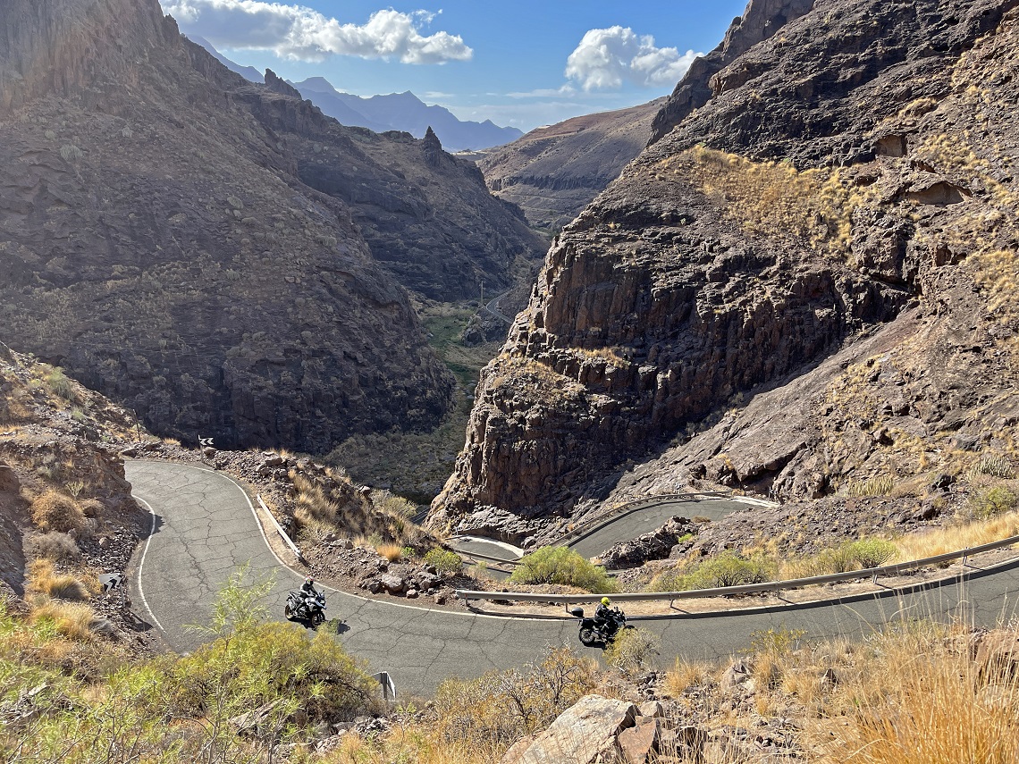 Twisting our way through the spectacular gorges of Gran Canaria