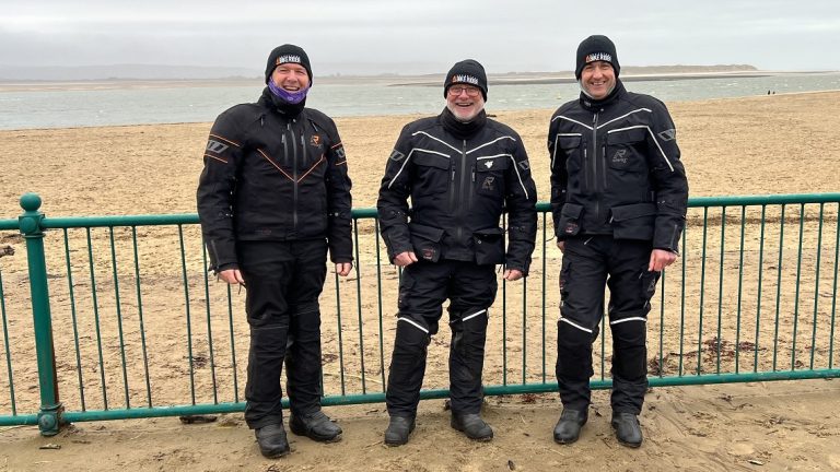 from L to R Martin , John & Gary Wandering Helmets, Jan route Snowdonia A