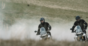 Watch: Astronaut Tim Peake tearing it up off-road on a Triumph Tiger 900