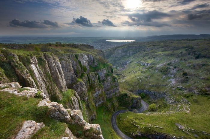 Cheddar Gorge, Somerset, England, UK