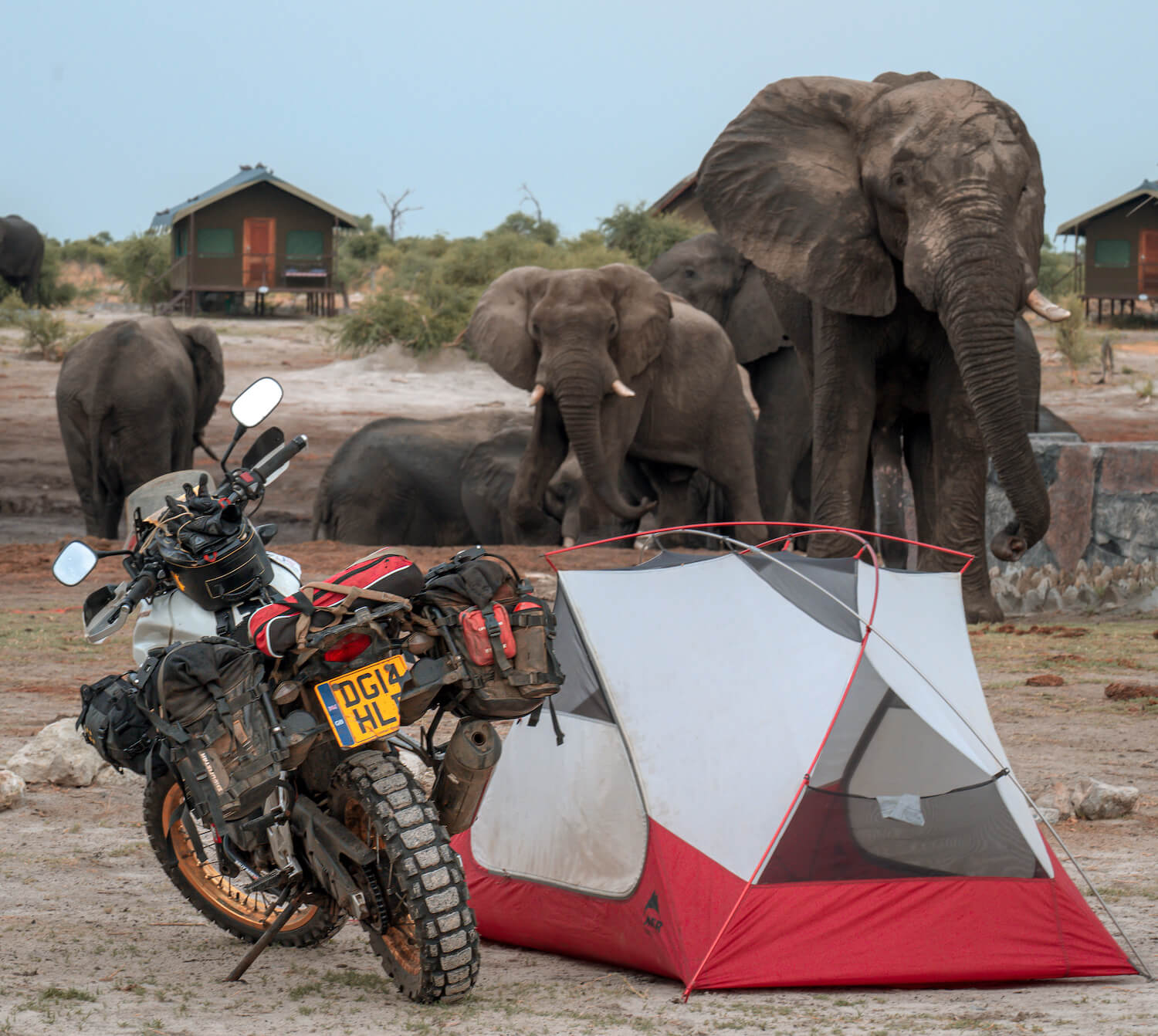 Botswana Luke Phillips Ride around the world