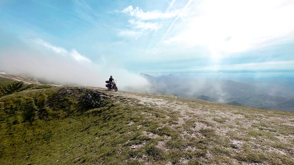 Motorcycle tour in Italy
