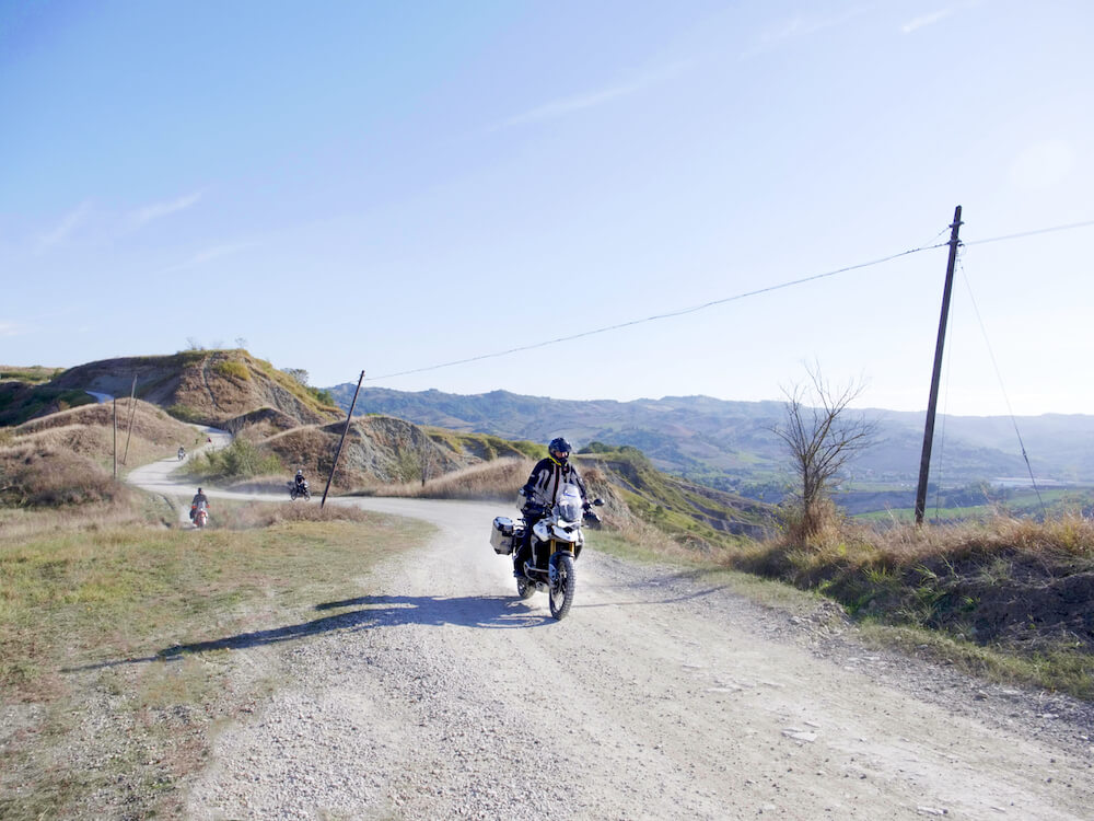 Motorcycle tour in Italy