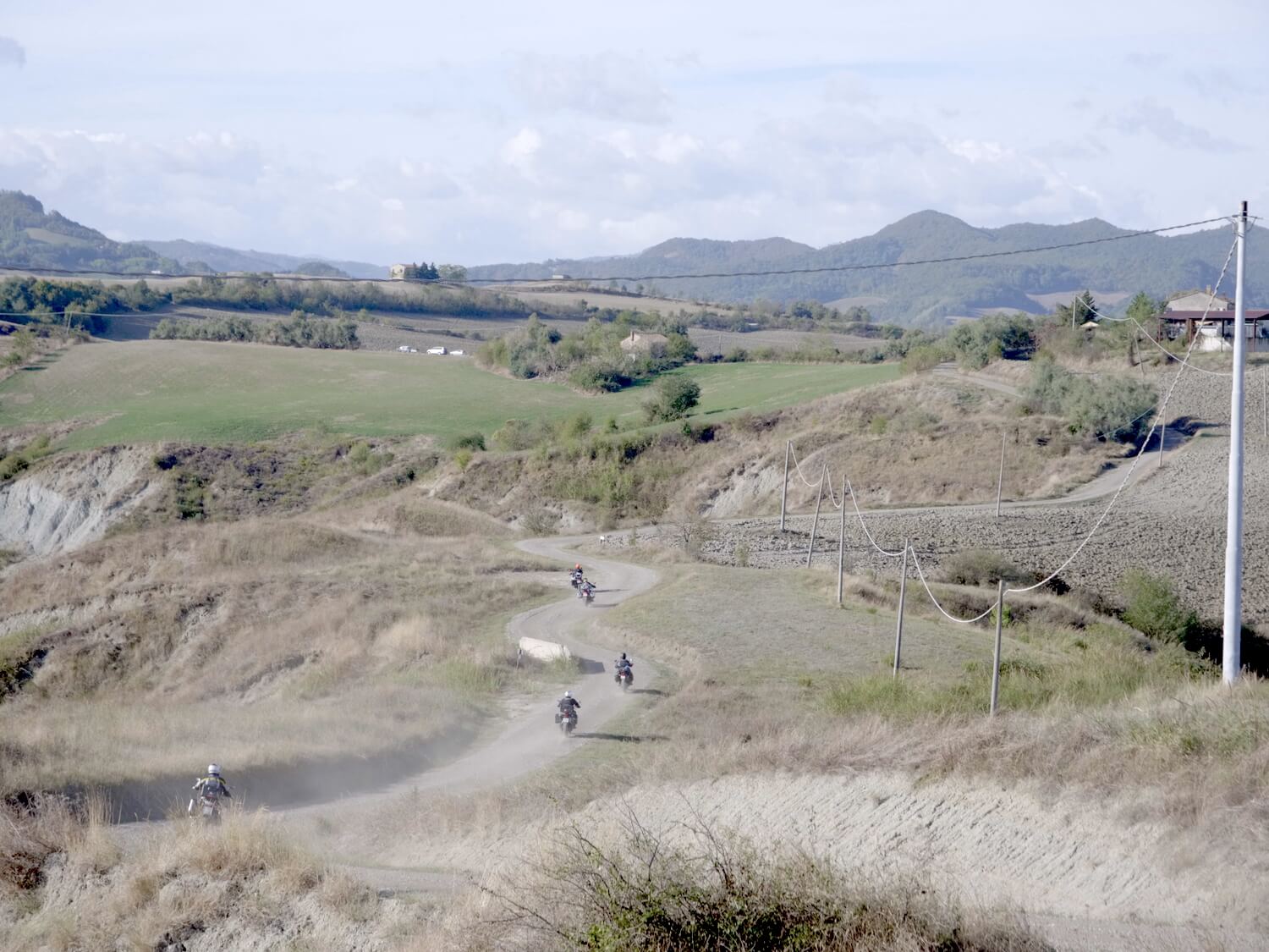 Motorcycle tour in Italy