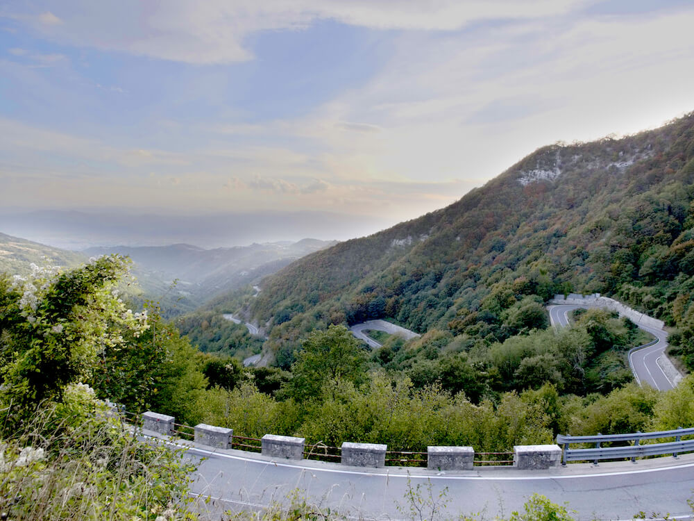 Motorcycle tour in Italy