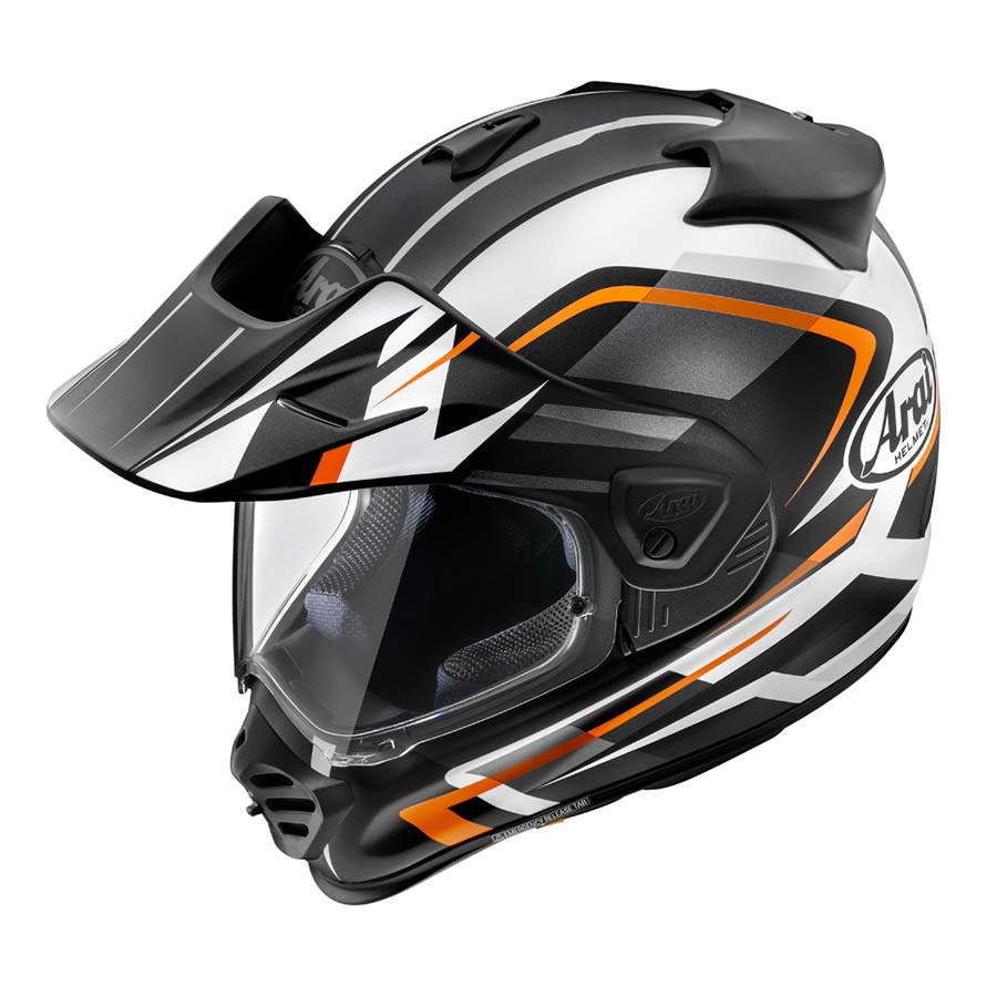 Arai Tour-X5 orange black white