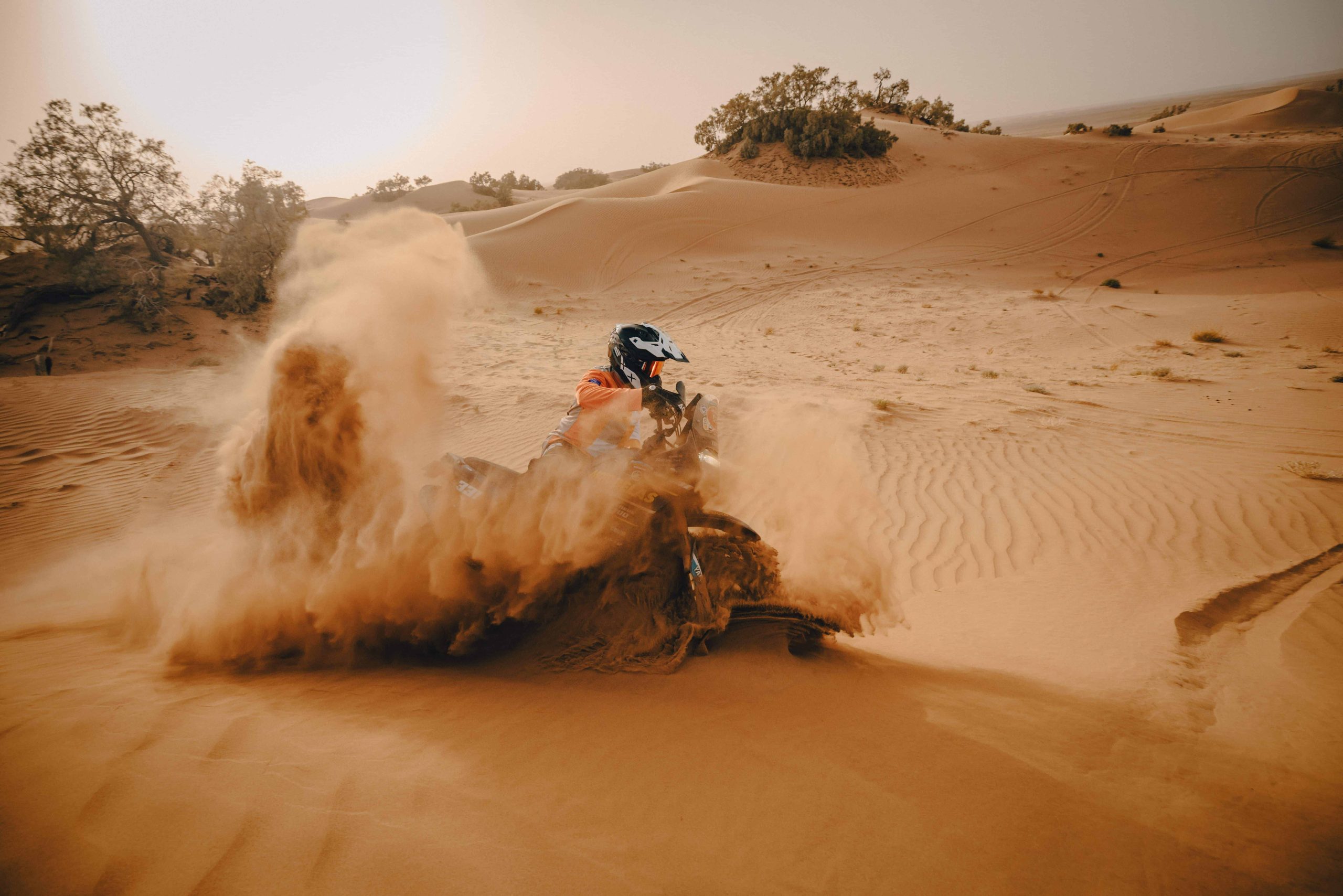 a rider wearing NEXX X.RALLY X-PRO CARBON